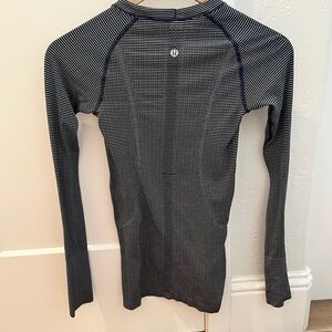 Striped Long Sleeve Athletic Top